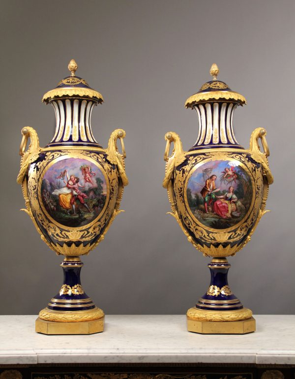 19th Century Porcelain Vases