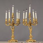 19th Century Louis XV Style 6-light Candelabras