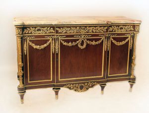 An Exceptional Late 19th Century Gilt Bronze Mounted Louis XVI Style Commode By Henry Dasson