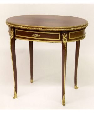 A Nice Quality Late 19th Century Gilt Bronze Mounted Louis XV Style Side Table