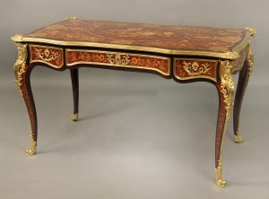 19th Century Louis XV Style Marquetry Table