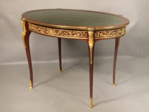A Fine Late 19th Century Gilt Bronze Mounted Louis XV Style Table
