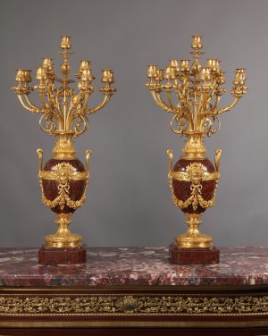 Antique 19th Century Candelabra & Lamps