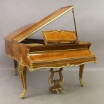 20th Century Louis XV Style Gilt Bronze Mounted Three Leg Grand Erard Piano By François Linke