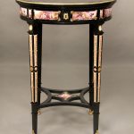 Late 19th Century Louis XVI Style Lacquered Lamp Table