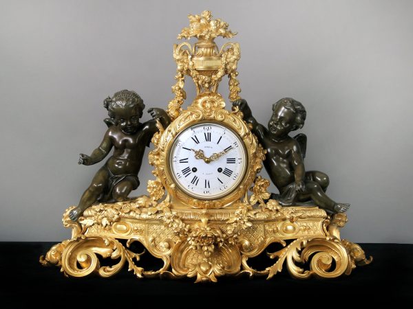 19th Century Ornate Mantle Clocks