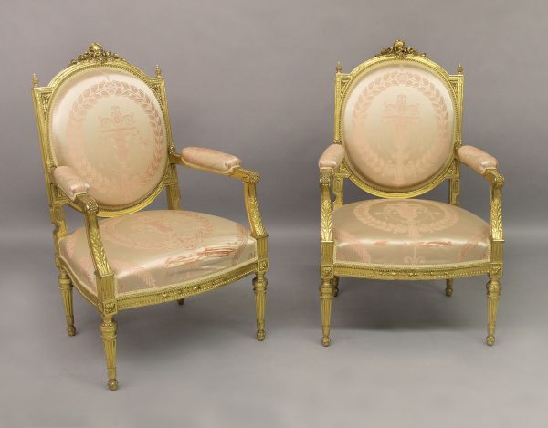 19th Century Padded Armchairs