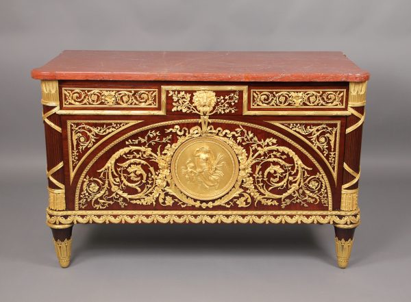 Louis XVI Style Mahogany Commode