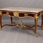 Gilt Bronze Mounted Louis XV Style Kingwood Center Table