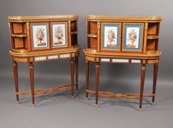 Two 19th Century Sevres Style Cabinets