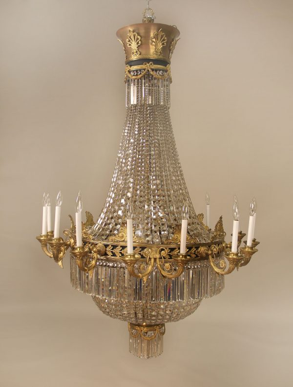 Late 19th Century 23 Light Empire Style Chandelier