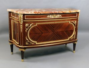 A Very Fine Late 19th Century Louis XVI Style Gilt Bronze Mounted Commode By Paul Sormani