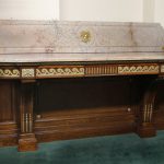 19th Century Antique Marble Top Dining Room Console and Server