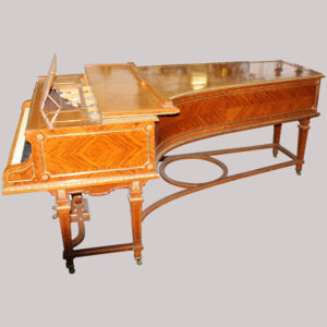 A Wonderful Turn of the Century Gilt Bronze Mounted Louis XVI Style Six Leg Grand Erard Piano
