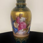 Royal Vienna porcelain vase and cover