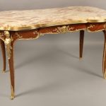 Superb Late 19th Century French Antique - Gilt Bronze Mounted Center Table by Francois Linke