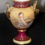 "Cupids By Boucher” a Late 19th Century Sèvres Style Porcelain Vase