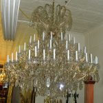 Formally hung in the Academy of Music in PA: 19th / 20th Century 64 Light Maria Theresa Chandelier