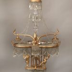 Early 20th Century Gilt Bronze and Crystal Thirteen Light Chandelier