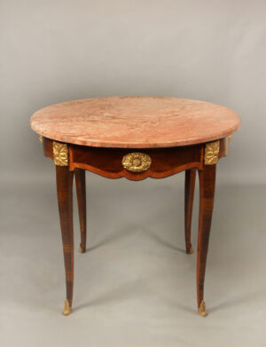 A Nice Late 19th / Early 20th Century Gilt Bronze Mounted Center Table