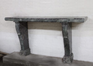 An Impressive Early 20th Century Hand Carved Marble Console